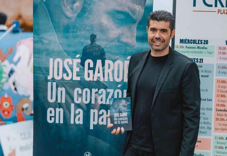 José Garoé, en la Feria del Libro de Telde/TA.